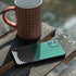 Teal and Grey Stripes iPhone 11 Skin