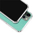 Teal and Grey Stripes iPhone 12 Pro Max Clear Case