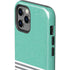 Teal and Grey Stripes iPhone 12 Pro Max Impact Case