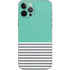 Teal and Grey Stripes iPhone 12 Pro Max Skin