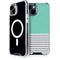 Teal and Grey Stripes iPhone 13 MagSafe Case