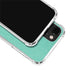 Teal and Grey Stripes iPhone 13 Mini Clear Case