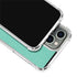 Teal and Grey Stripes iPhone 13 Pro Clear Case