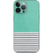 Teal and Grey Stripes iPhone 13 Pro Max Skin