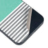 Teal and Grey Stripes iPhone 14 Plus Skin