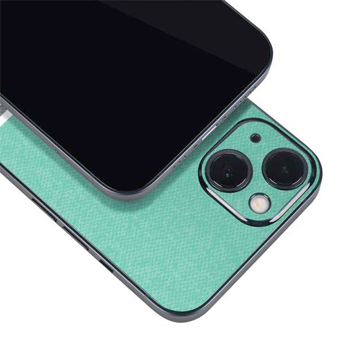 Teal and Grey Stripes iPhone 14 Plus Skin