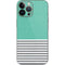 Teal and Grey Stripes iPhone 14 Pro Max Skin