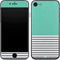 Teal and Grey Stripes iPhone SE (2nd & 3rd Gen) Skin