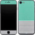Teal and Grey Stripes iPhone SE (2nd & 3rd Gen) Skin