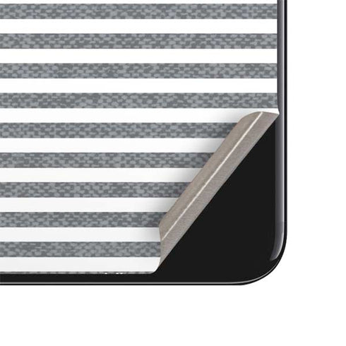 Teal and Grey Stripes iPhone SE (2nd & 3rd Gen) Skin