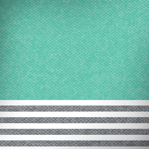 Teal and Grey Stripes iPhone X Pro Case