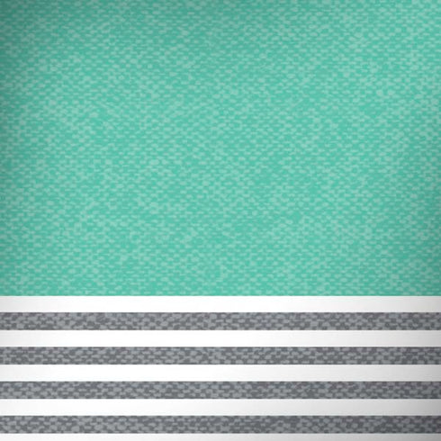 Teal and Grey Stripes iPhone X Skin