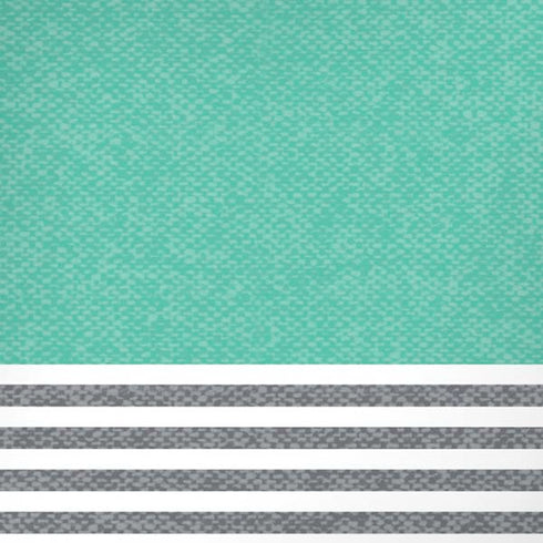 Teal and Grey Stripes iPhone XR Skin
