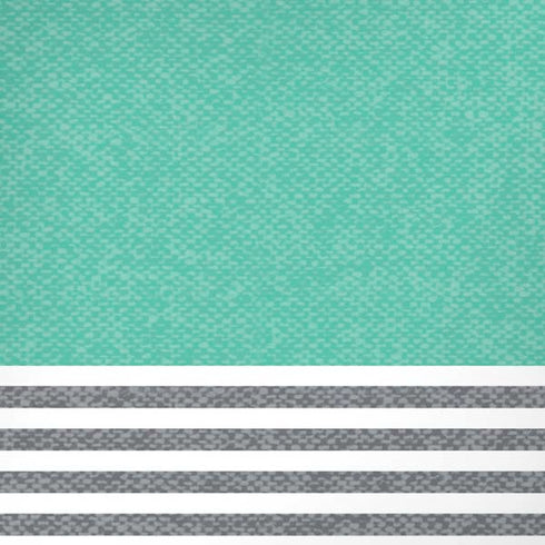 Teal and Grey Stripes iPhone XS Skin