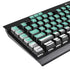Teal and Grey Stripes K95 RGB PLATINUM Mechanical Gaming Keyboard Skin