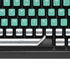 Teal and Grey Stripes K95 RGB PLATINUM Mechanical Gaming Keyboard Skin