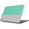 Teal and Grey Stripes Apple MacBook Skin