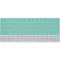 Teal and Grey Stripes Magic Keyboard Skin