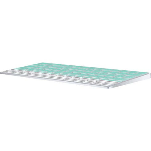 Teal and Grey Stripes Magic Keyboard Skin