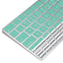 Teal and Grey Stripes Magic Keyboard Skin