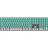 Teal and Grey Stripes Magic Keyboard with Numeric Keypad Skin