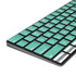 Teal and Grey Stripes Magic Keyboard with Numeric Keypad Skin