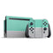 Teal and Grey Stripes Nintendo Switch Bundle Skin