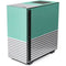 Teal and Grey Stripes NZXT H510 Compact ATX Mid-Tower Case Skin