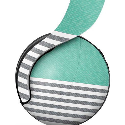 Teal and Grey Stripes PULSE 3D Wireless Headset for PS5 Skin