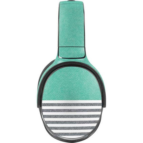 Teal and Grey Stripes Skullcandy Venue Skin
