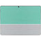 Teal and Grey Stripes Surface Pro 9 Skin