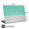 Teal and Grey Stripes Universal Laptop 11in (8.8 x 6.2in) Skin