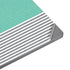 Teal and Grey Stripes Universal Laptop 13in (10.6 x 7.6in) Skin