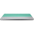Teal and Grey Stripes Universal Laptop 15in (12.2 x 8.8in) Skin