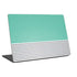 Teal and Grey Stripes Universal Laptop 18in (14.6 x 10.6in) Skin
