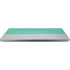 Teal and Grey Stripes Universal Laptop 18in (14.6 x 10.6in) Skin