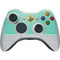 Teal and Grey Stripes Xbox 360 Wireless Controller Skin