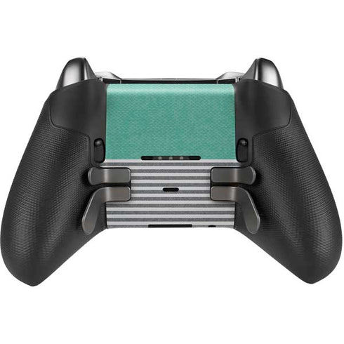 Teal and Grey Stripes Xbox Elite Wireless Controller Series 2 Skin