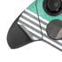 Teal and Grey Stripes Xbox Elite Wireless Controller Series 2 Skin