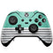 Teal and Grey Stripes Xbox One Elite Controller Skin