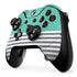 Teal and Grey Stripes Xbox One Elite Controller Skin
