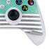 Teal and Grey Stripes Xbox Series S Bundle Skin