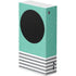 Teal and Grey Stripes Xbox Series S Console Skin