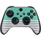 Teal and Grey Stripes Xbox Series X Controller Skin
