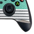 Teal and Grey Stripes Xbox Series X Controller Skin