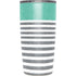Teal and Grey Stripes Yeti 20oz Tumbler Skin
