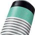 Teal and Grey Stripes Yeti Colster Can Insulator Skin