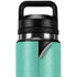 Teal and Grey Stripes YETI Rambler 26oz Bottle Skin