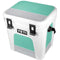 Teal and Grey Stripes YETI Roadie 24 Hard Cooler Skin