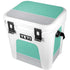 Teal and Grey Stripes YETI Roadie 24 Hard Cooler Skin